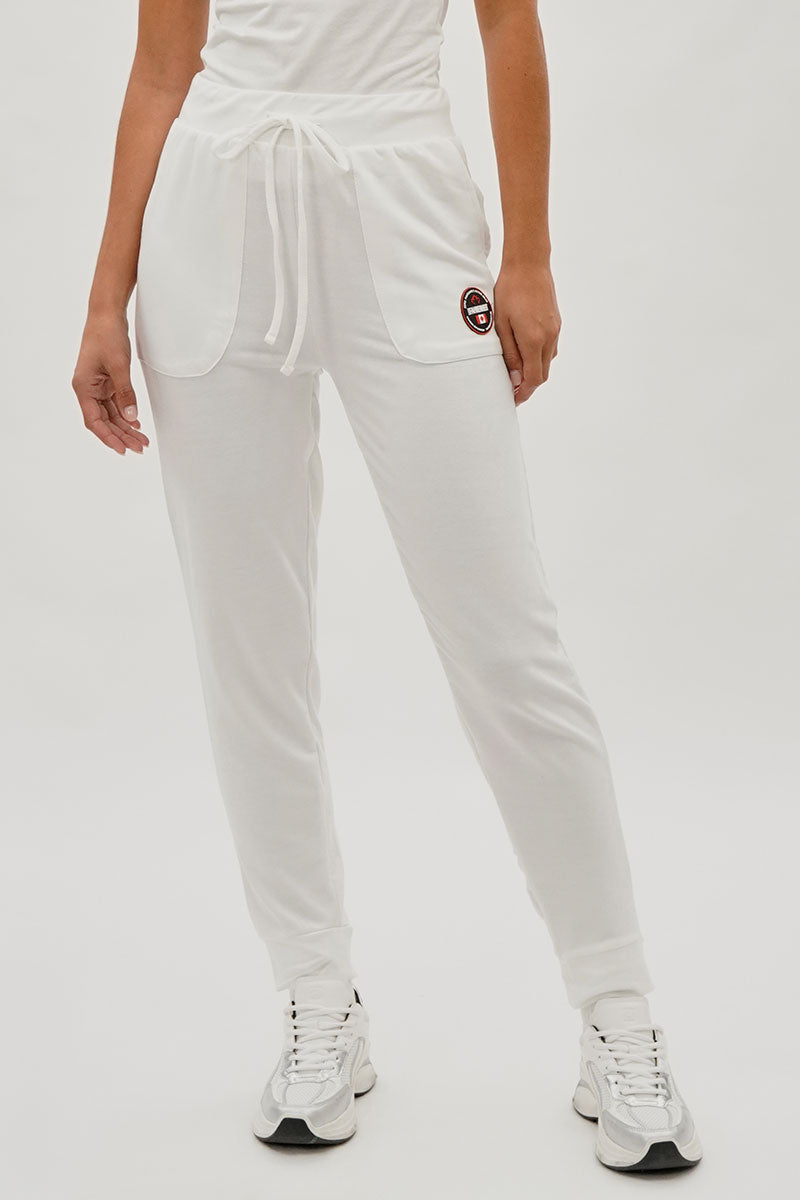 Pantalon de survêtement à cordon Fahrenheit - Blanc