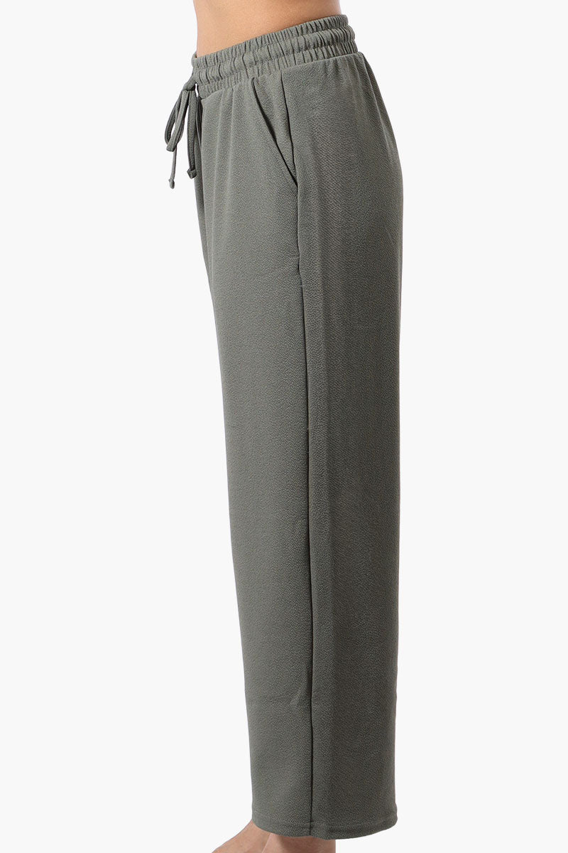 Runaway Bay Tie Waist Wide Leg Pants - Olive - Womens Pants - Fairweather