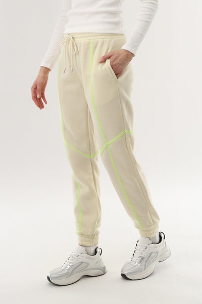 New Look Fleece Joggers - Cream - Womens Joggers & Sweatpants - Fairweather