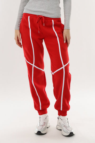 New Look Fleece Joggers - Red - Womens Joggers & Sweatpants - Fairweather
