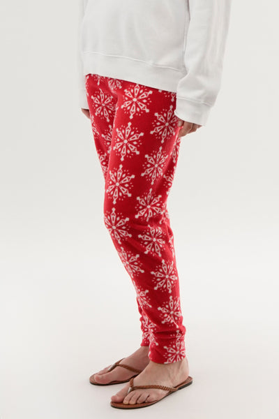 Canada Weather Gear Festive Print Pajama Pants - Red - Womens Pajamas - Fairweather
