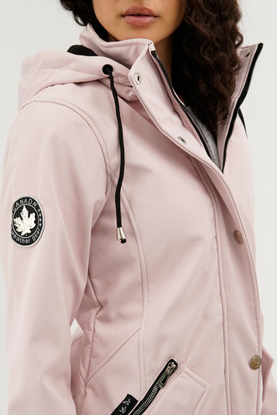 Veste légère à coquille souple Canada Weather Gear - Blush