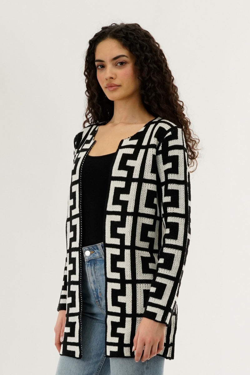 Beechers Brook Long Sleeve Knit Open Cardigan - Cream - Womens Cardigans - Fairweather