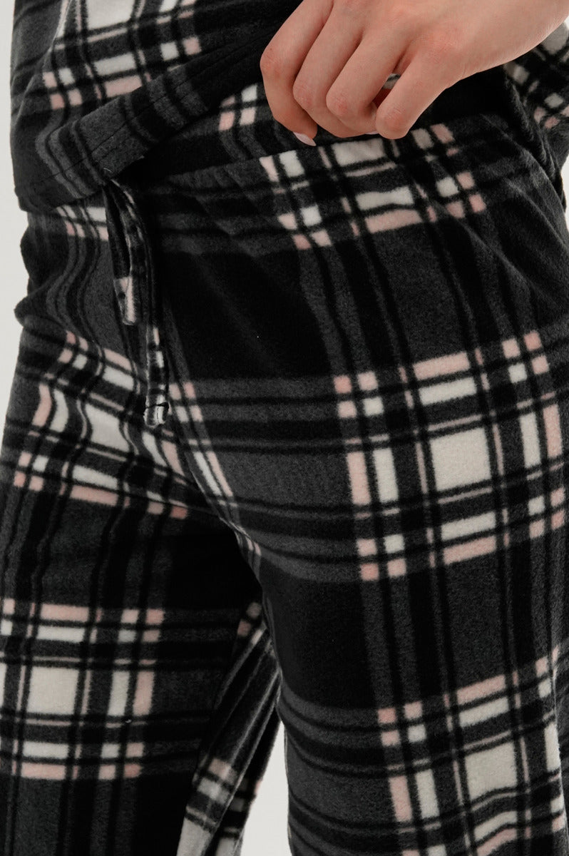 Canada Weather Gear Plaid Pajama Pants - Black - Womens Pajamas - Fairweather