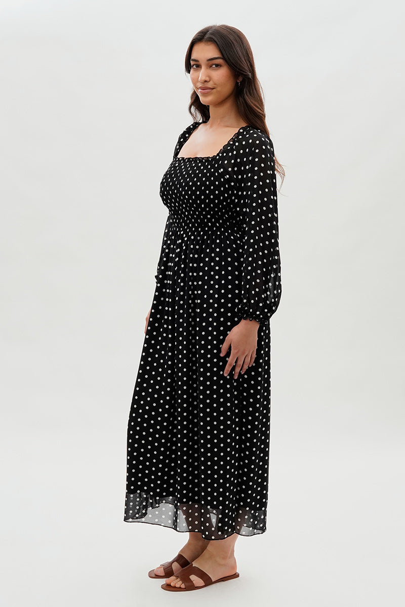 luca maxi dress ROCOCO SAND Luca Maxi Dress | Pink/Green | Size M