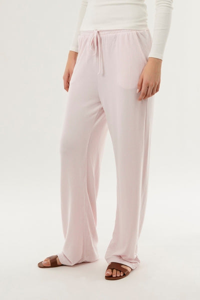 International INC Company Wide Leg Knit Sweatpants - Pink - Womens Joggers & Sweatpants - Fairweather