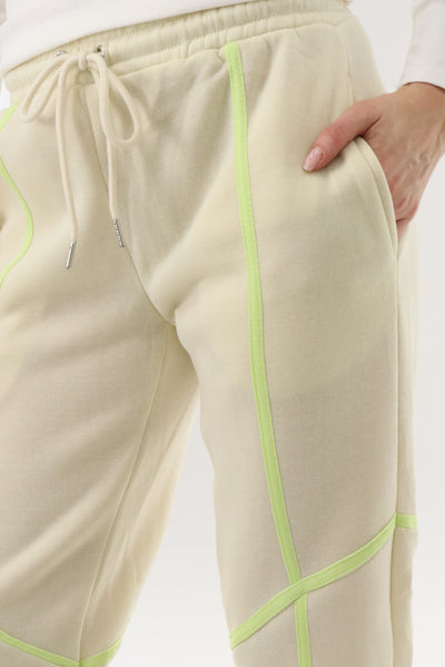 New Look Fleece Joggers - Cream - Womens Joggers & Sweatpants - Fairweather