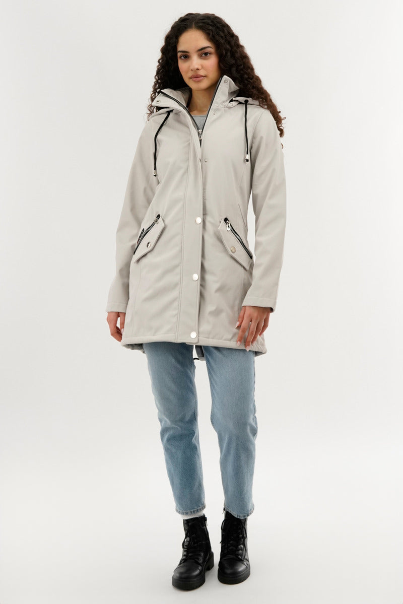 Veste légère à coquille souple Canada Weather Gear - Crème