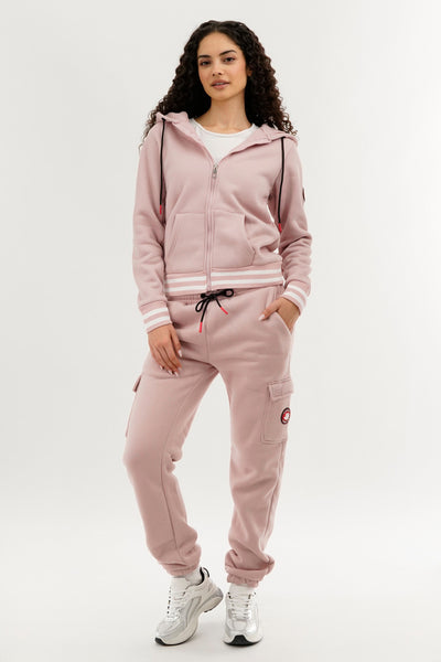 Canada Weather Gear Fleece Cargo Joggers - Pink - Womens Joggers & Sweatpants - Fairweather
