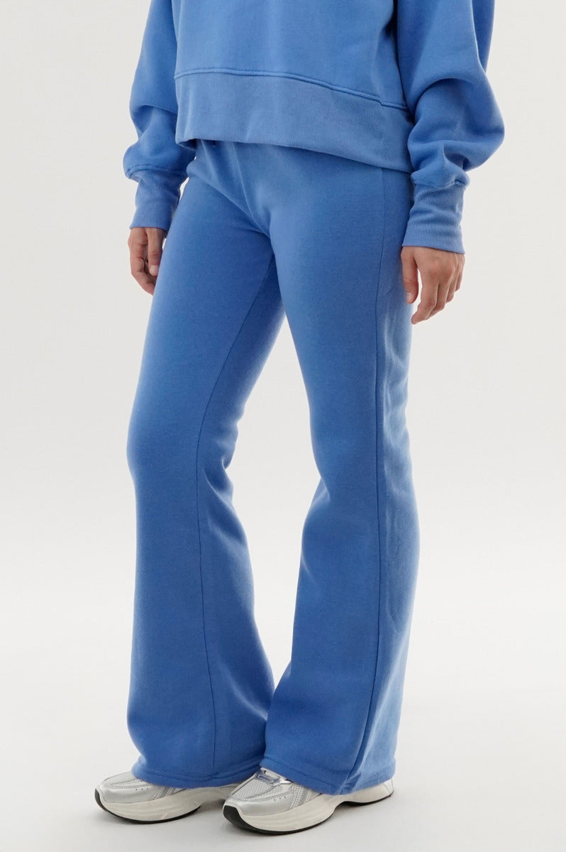 Fahrenheit Classic Wide Leg Sweatpants - Blue