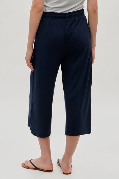 International INC Company Tie Waist Cropped Pants - Navy - Womens Pants - Fairweather