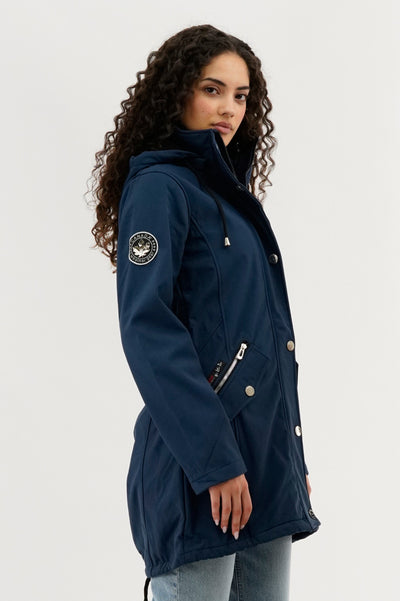 Veste légère à coquille souple Canada Weather Gear - Bleu marine