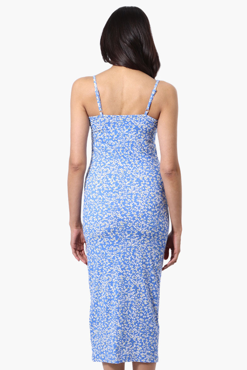 Floral Button Down Midi Dress