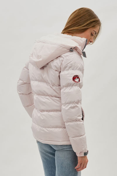 Blouson aviateur Canada Weather Gear à col doublé en sherpa - Blush