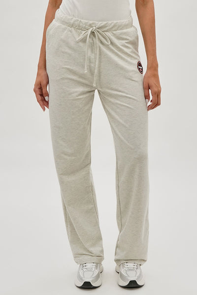 Fahrenheit Wide Leg Drawstring Sweatpants - Cream - Womens Joggers & Sweatpants - Fairweather