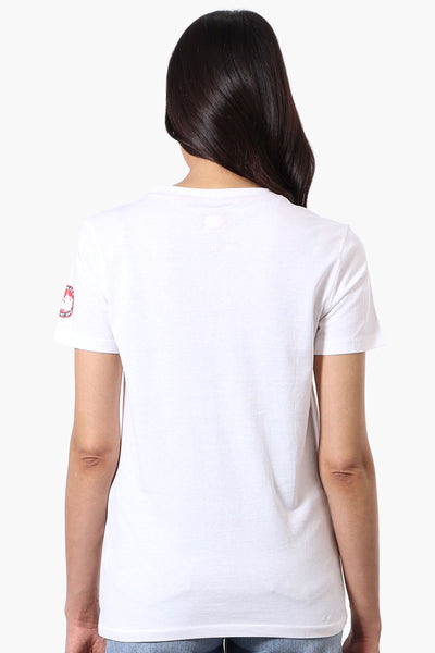 Canada Weather Gear Maple Leaf Print Tee - White - Womens Tees & Tank Tops - Fairweather