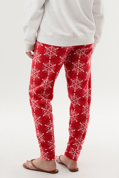 Canada Weather Gear Festive Print Pajama Pants - Red - Womens Pajamas - Fairweather