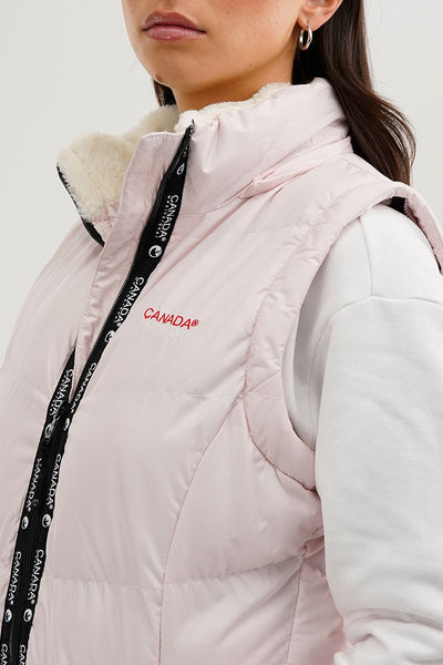 Canada Weather Gear Zip Off Sleeve Parka Jacket - Blush - Womens Parka Jackets - Fairweather