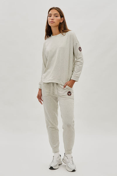 Pantalon de survêtement à cordon Fahrenheit - Crème