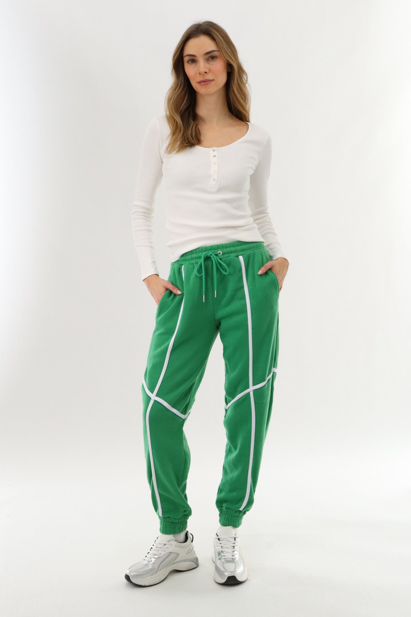 New Look Fleece Joggers - Green - Womens Joggers & Sweatpants - Fairweather