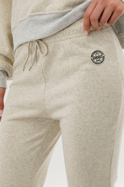 Fahrenheit Classic Wide Leg Sweatpants - Cream
