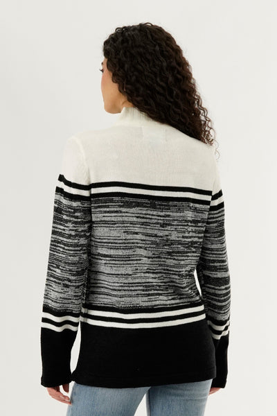 Canada Weather Gear Half Zip Pullover Sweater - Black - Womens Pullover Sweaters - Fairweather