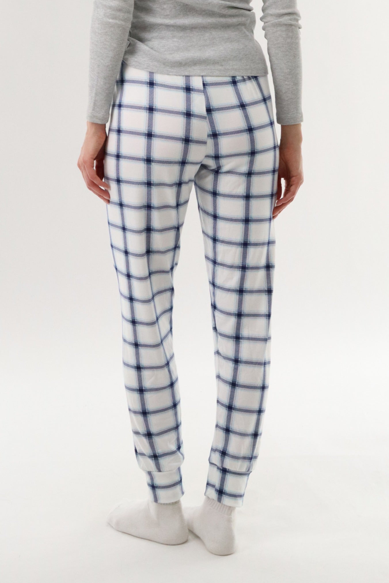 Canada Weather Gear Jogger Pajama Pants - White - Womens Pajamas - Fairweather
