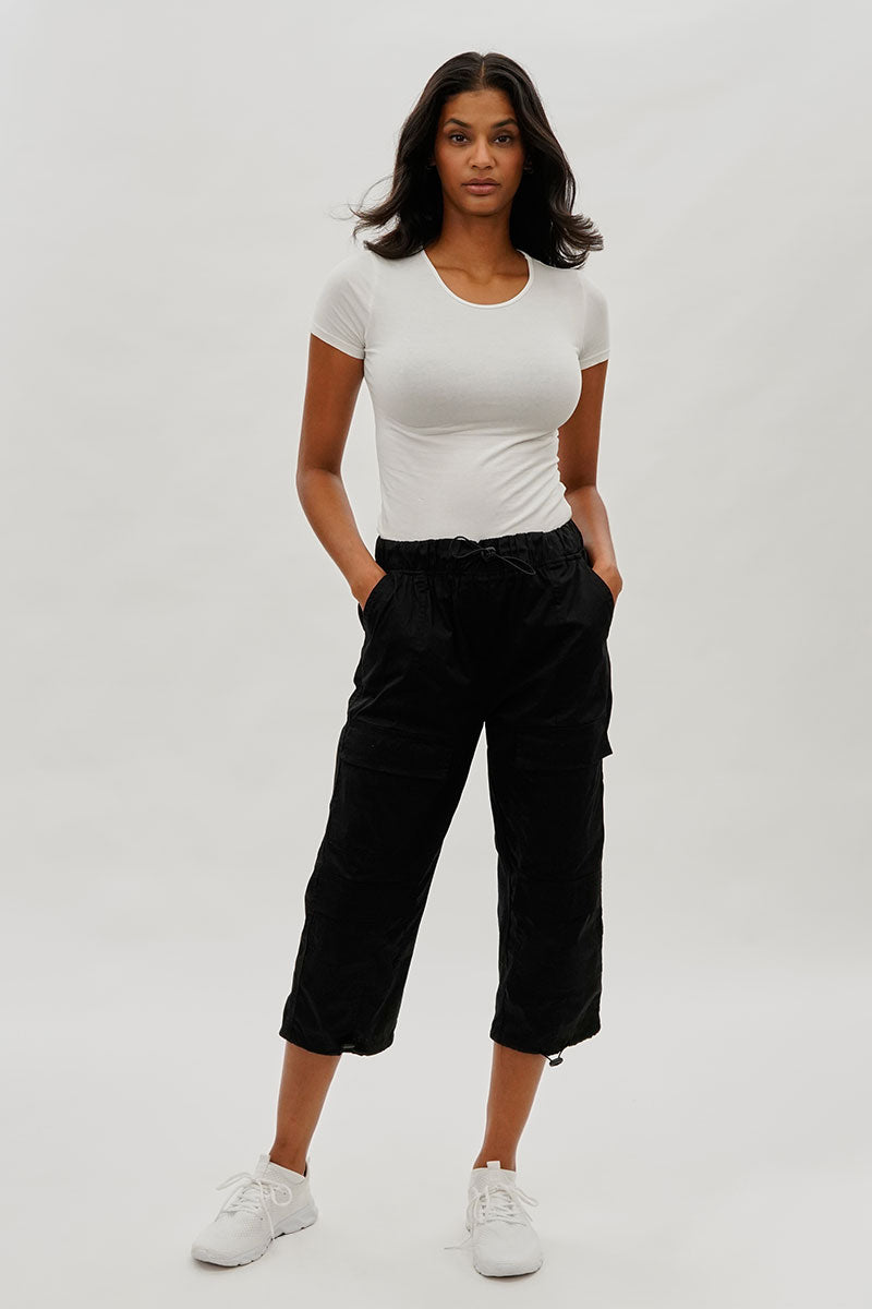 International INC Company Utility Cargo Capris - Black - Womens Shorts & Capris - Fairweather