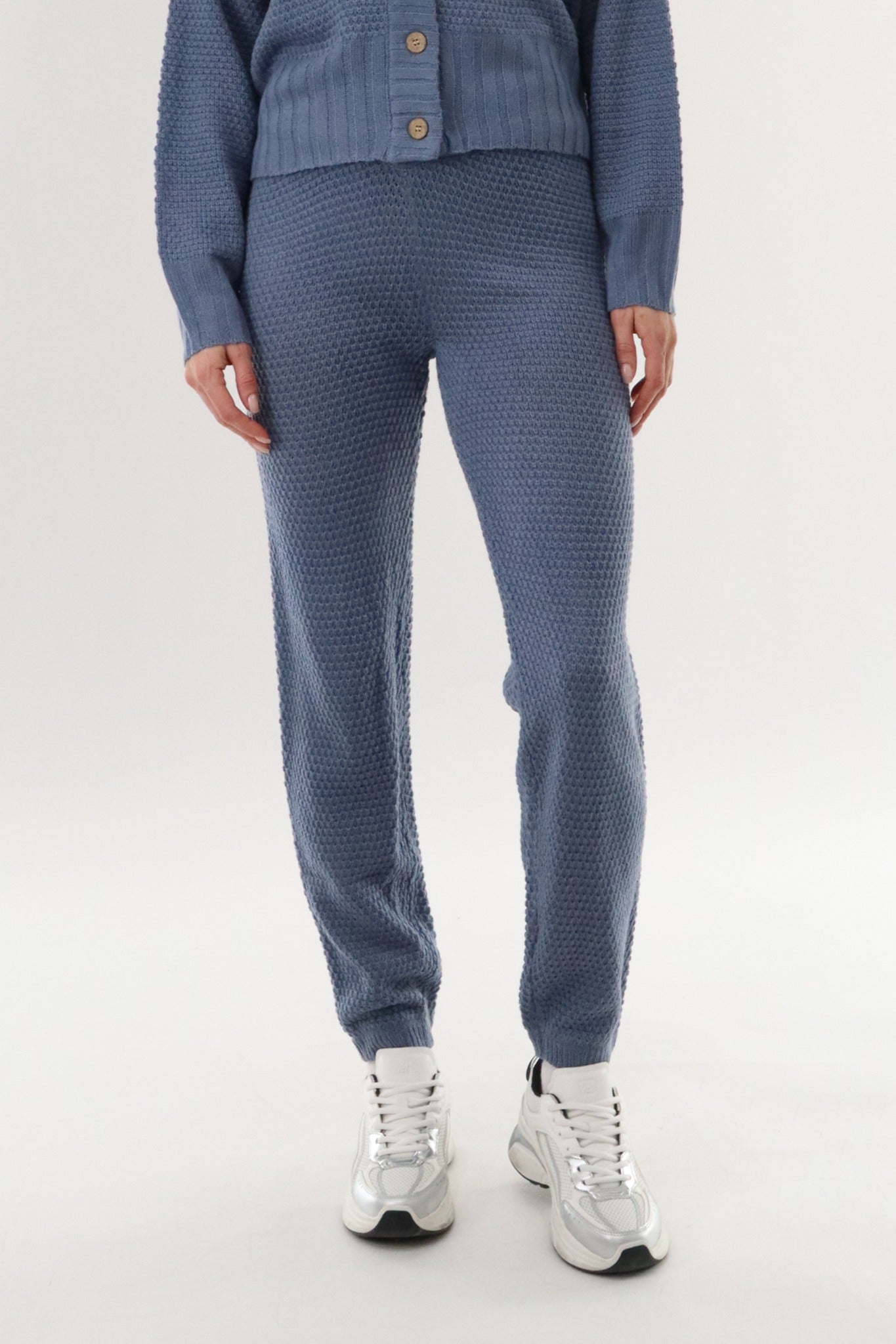 Runaway Bay Knit Joggers - Blue - Womens Joggers & Sweatpants - Fairweather