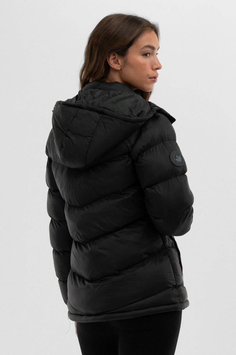 Canada Weather Gear Chevron Bomber Jacket - Black - Womens Bomber Jackets - Fairweather