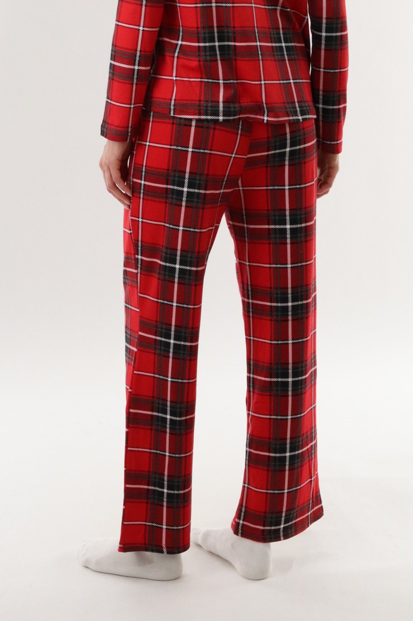 Canada Weather Gear Wide Leg Plaid Pajama Pants - Red - Womens Pajamas - Fairweather