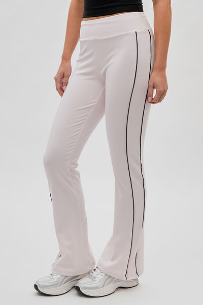 Super Triple Goose Side Piping Detail Active Pants - Blush - Womens Pants - Fairweather
