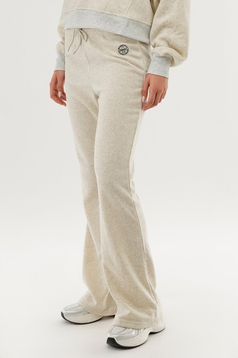 Fahrenheit Classic Wide Leg Sweatpants - Cream