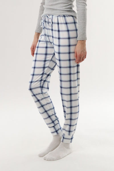 Canada Weather Gear Jogger Pajama Pants - White - Womens Pajamas - Fairweather