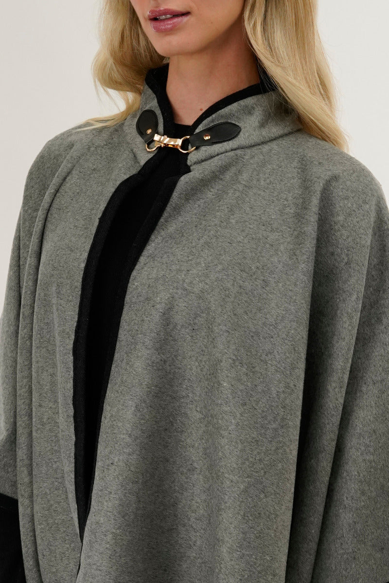 Canada Weather Gear Basic Poncho - Grey - Womens Ponchos - Fairweather