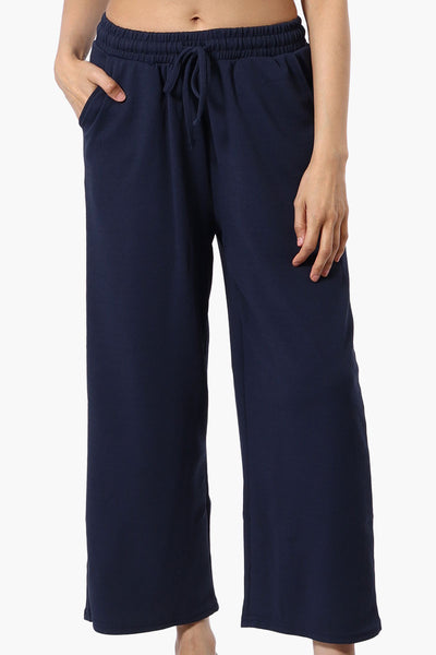 Runaway Bay Tie Waist Wide Leg Pants - Navy - Womens Pants - Fairweather