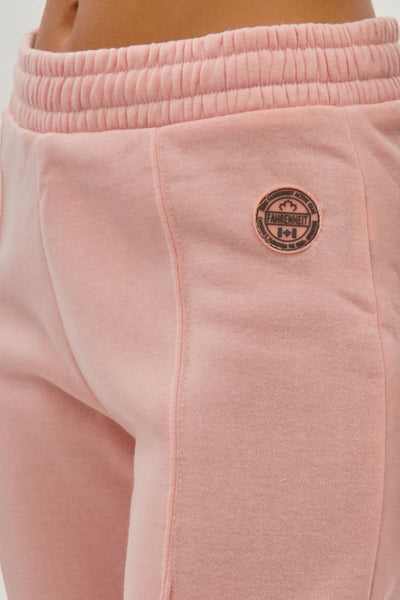 Fahrenheit Fleece Straight Leg Jogger Sweatpants - Pink - Womens Joggers & Sweatpants - Fairweather