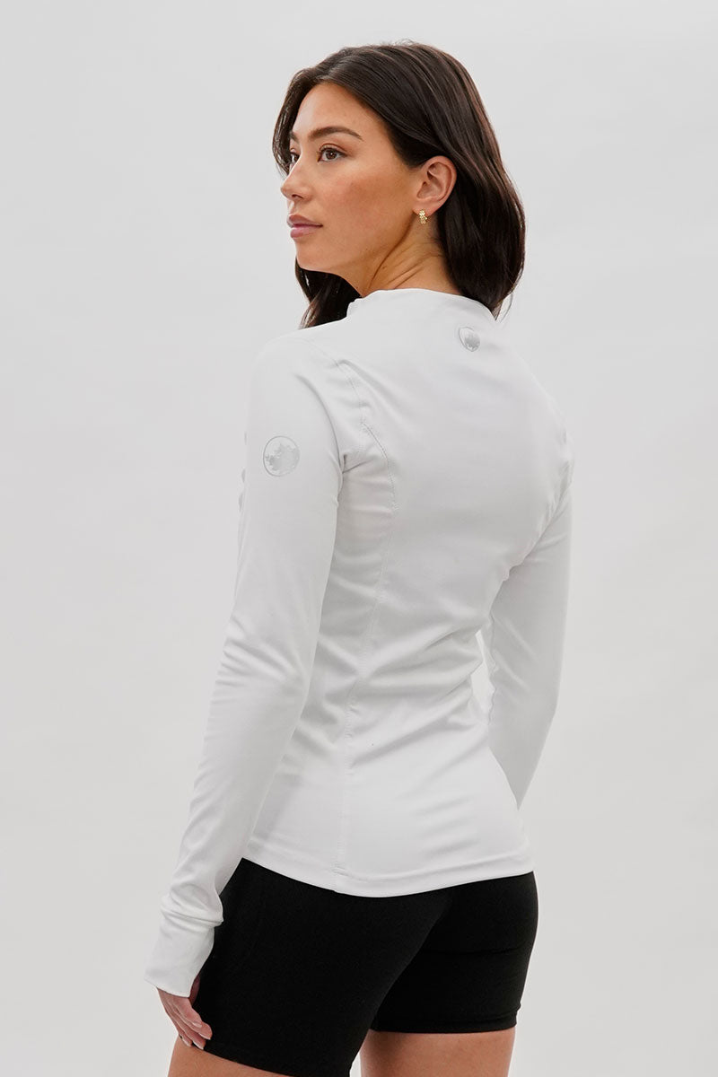 Canada Weather Gear Fitted Yoga Lightweight Jacket - White - Womens Lightweight Jackets - Fairweather