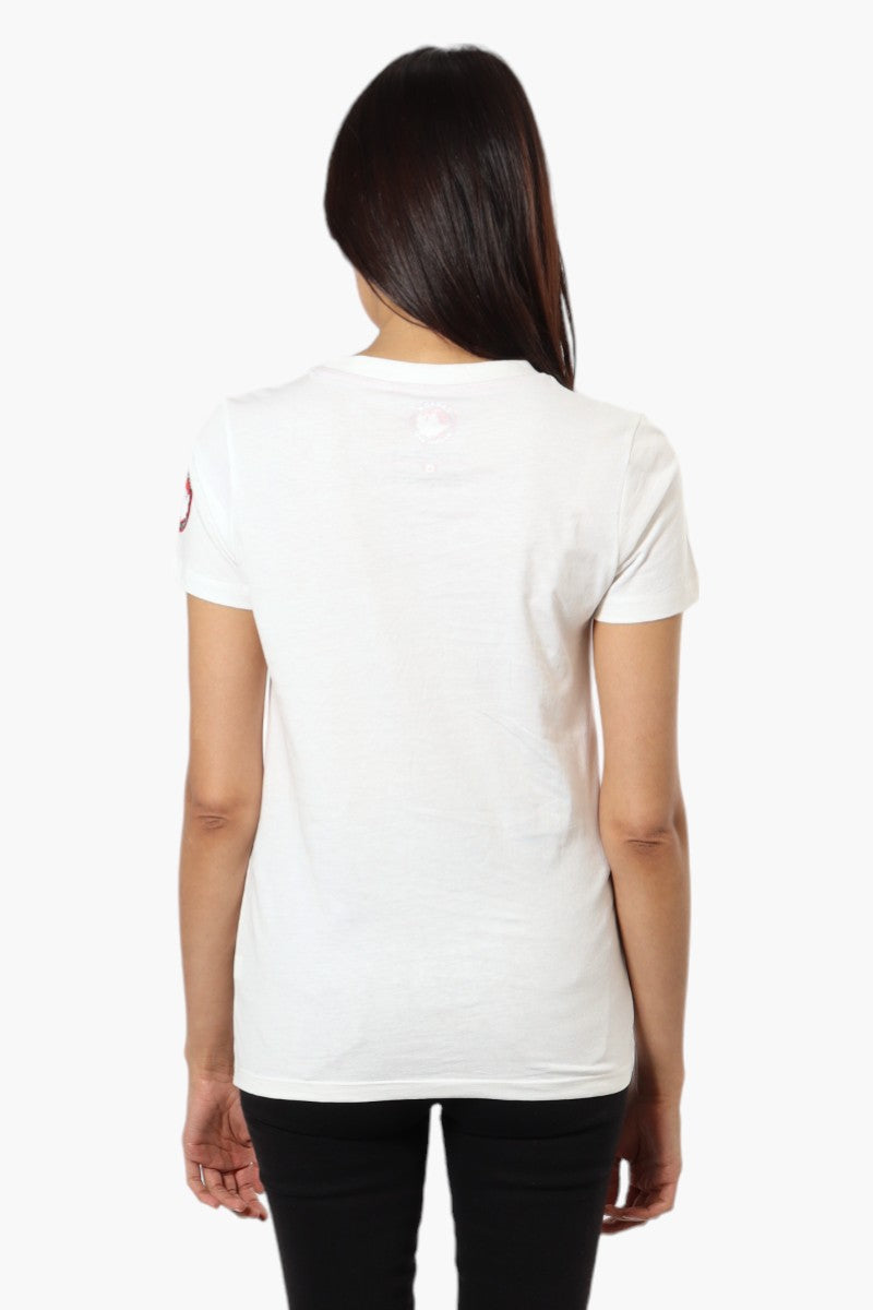 Canada Weather Gear Maple Leaf Print Tee - White - Womens Tees & Tank Tops - Fairweather