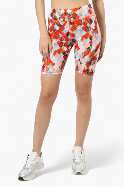 New Look Patterned Biker Shorts - Multi - Womens Shorts & Capris - Fairweather