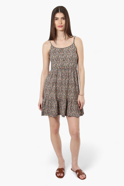 International INC Company Floral Henley Day Dress - Multi - Womens Day Dresses - Fairweather