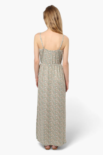 Beechers Brook Floral Sleeveless Maxi Dress - Green - Womens Maxi Dresses - Fairweather