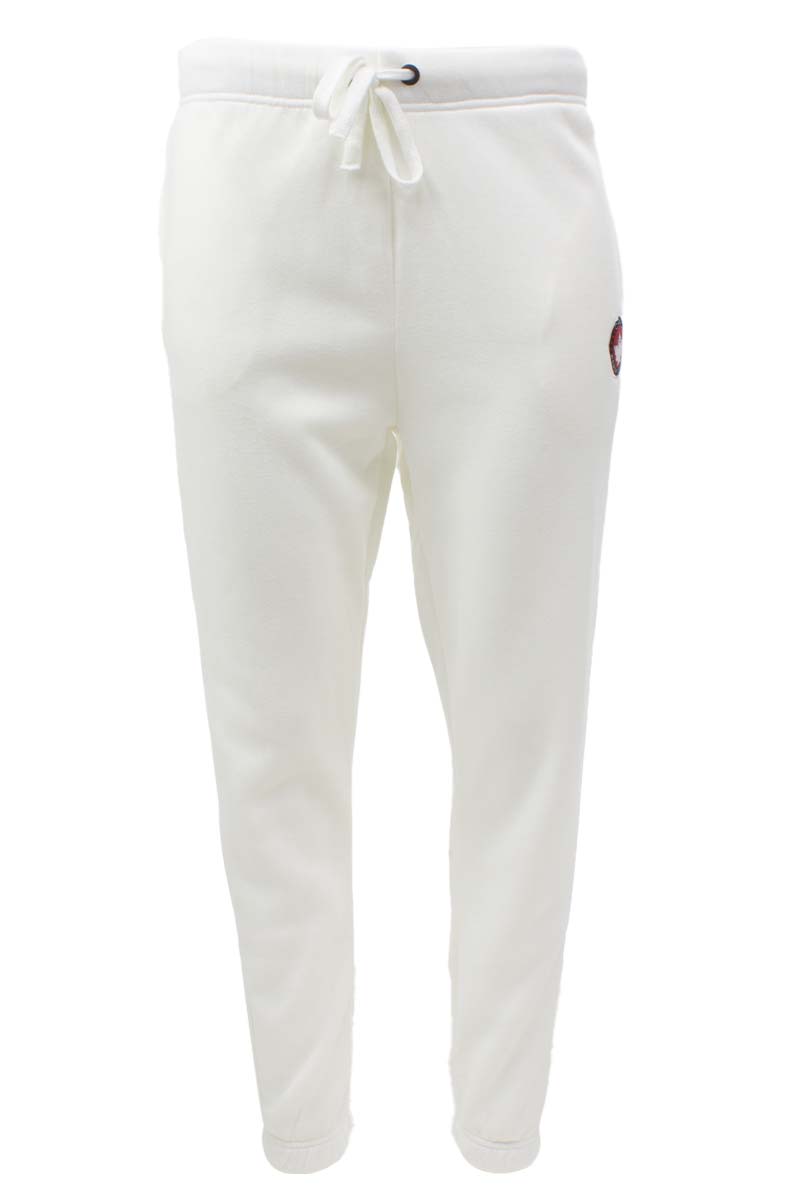 Canada Weather Gear Solid Tie Waist Side Logo Jogger Sweatpants - White - Womens Joggers & Sweatpants - Fairweather