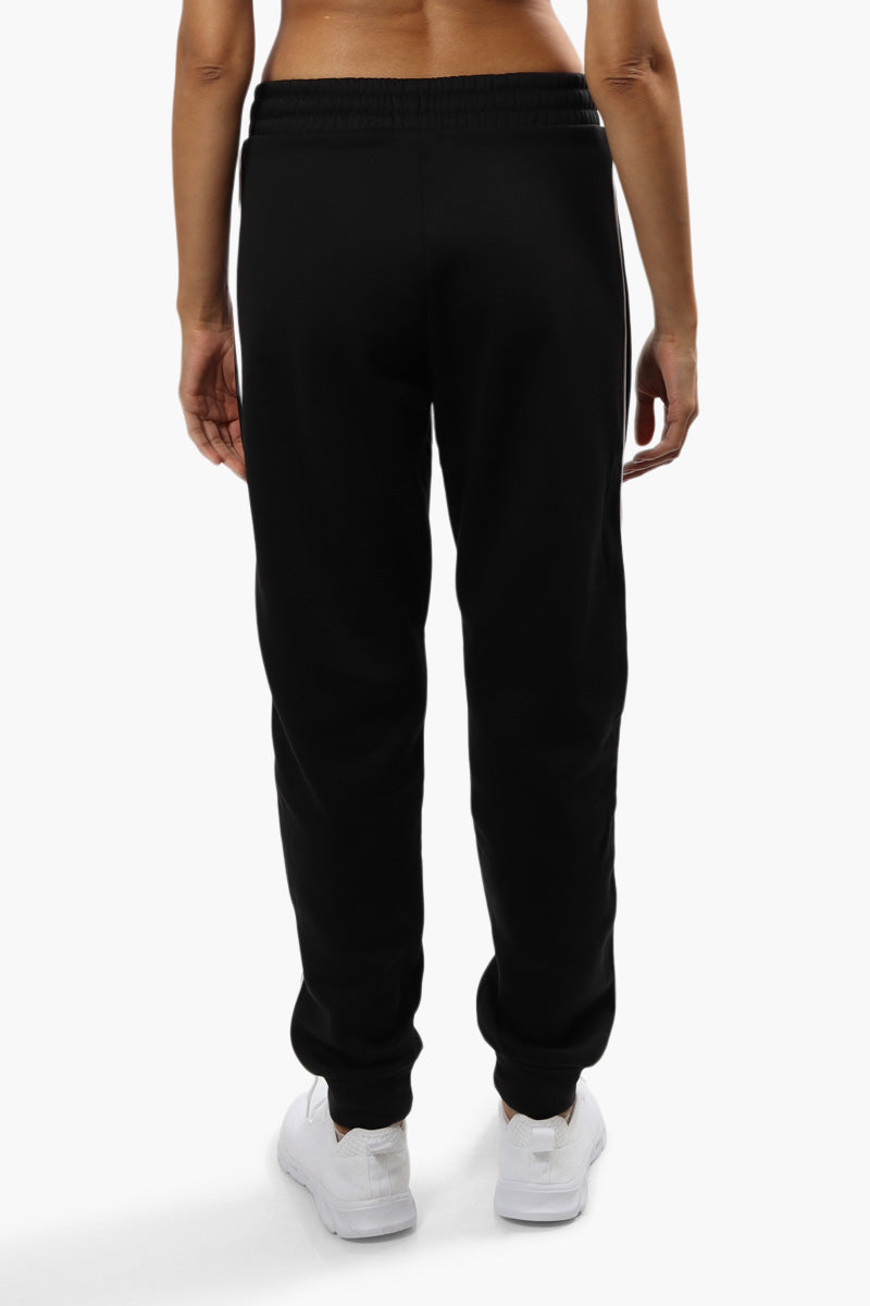 Fahrenheit Solid Piping Detail Joggers - Black - Womens Joggers & Sweatpants - Fairweather
