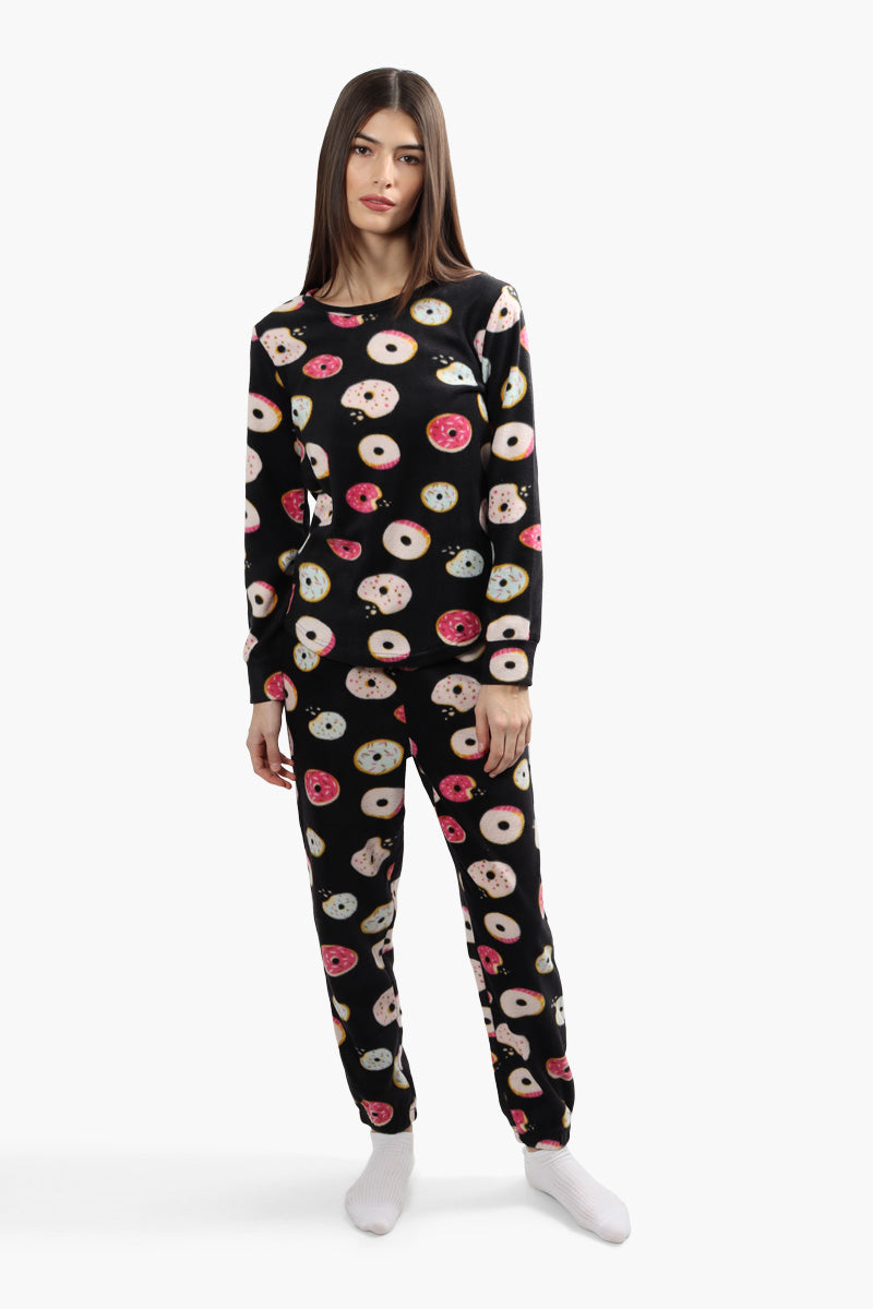 Canada Weather Gear Plush Pajama Joggers - Black - Womens Pajamas - Fairweather
