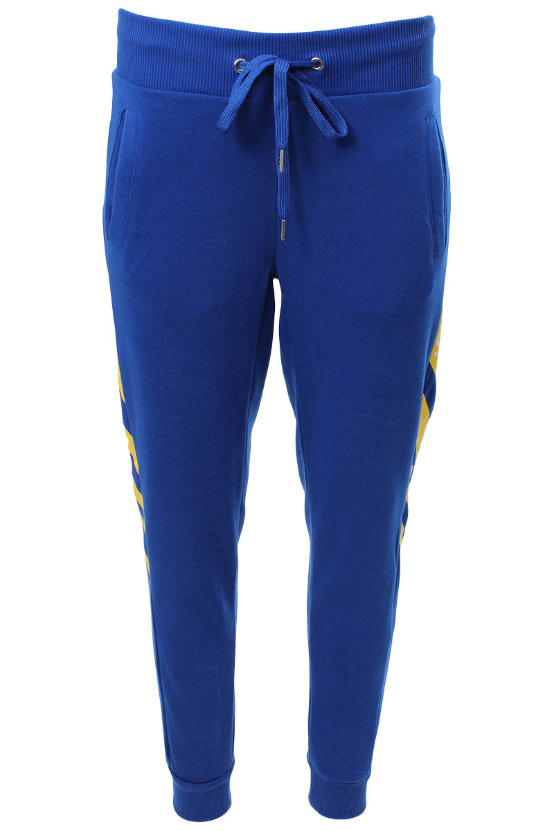 New Look Be The Coolest Side Print Joggers - Blue - Womens Joggers & Sweatpants - Fairweather