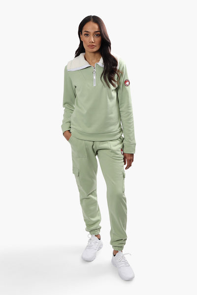 Canada Weather Gear Solid Cargo Joggers - Green - Womens Joggers & Sweatpants - Fairweather
