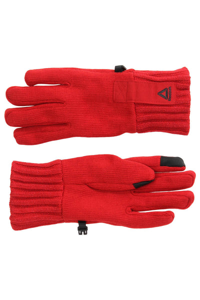 Reebok Solid Winter Gloves - Red - Womens Gloves - Fairweather