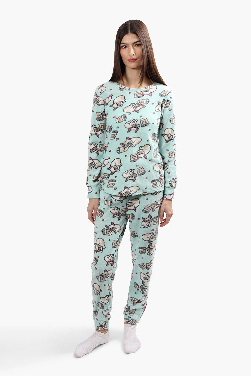 Canada Weather Gear Plush Pajama Joggers - Turquoise - Womens Pajamas - Fairweather