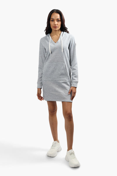 Canada Weather Gear Solid Tunic Hoodie - Grey - Womens Hoodies & Sweatshirts - Fairweather